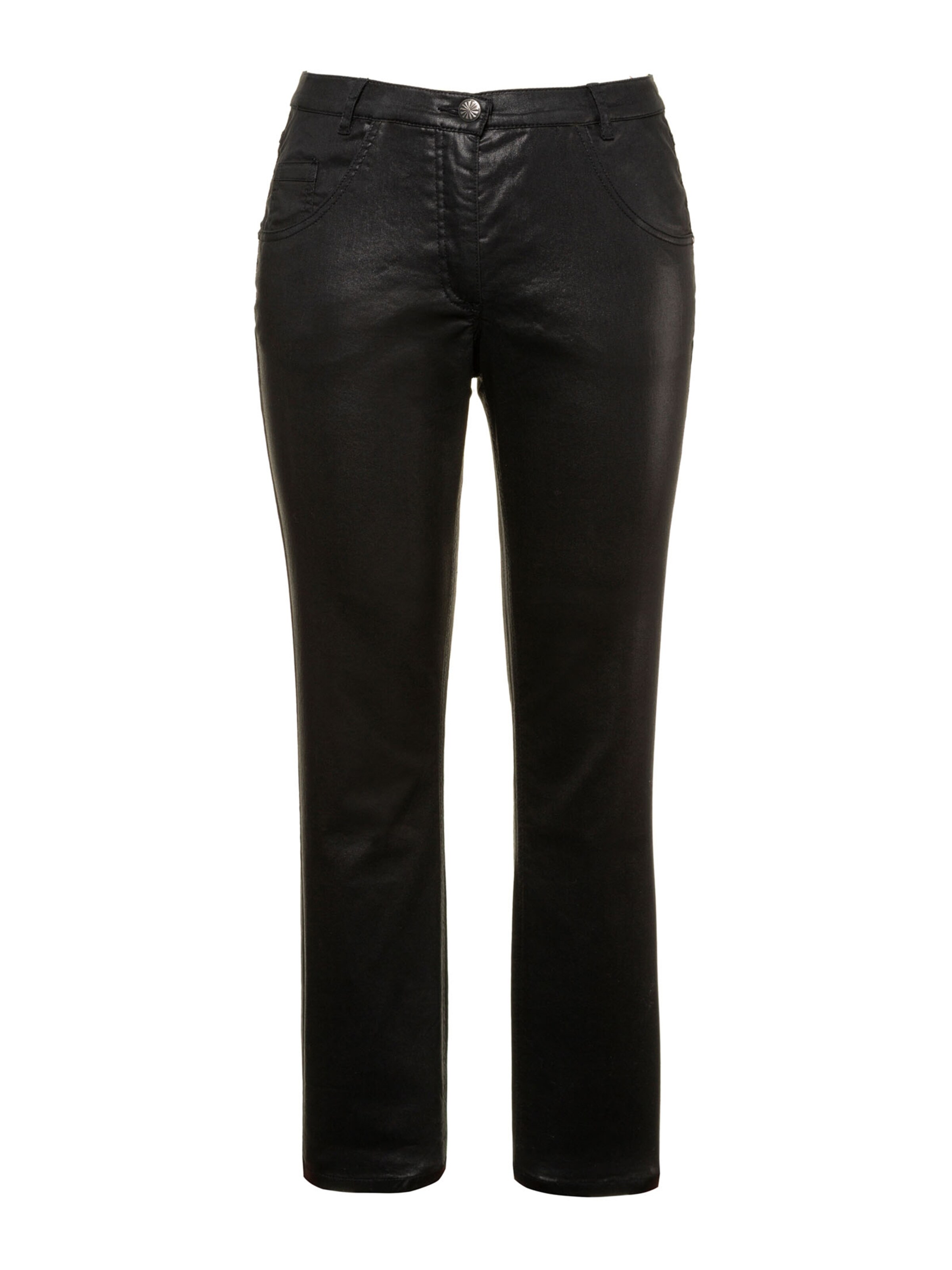 Ulla Popken - Jeans 'SAMMY' in de kleur Black denim