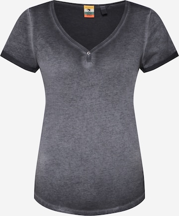 T-shirt QS en gris : devant