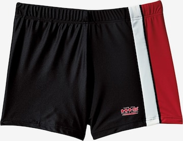 H.I.S Swim Trunks in Black: front