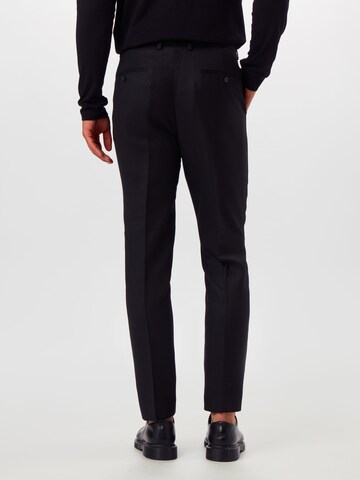 Slimfit Pantaloni cu dungă de la BURTON MENSWEAR LONDON pe negru