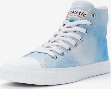 Ethletic High-Top Sneakers in Blue: front