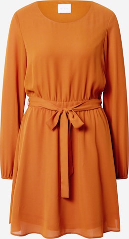 VILA Dress in Orange: front