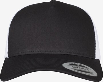 Cappello da baseball '5-Panel Retro' di Flexfit in nero