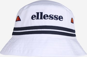 ELLESSE Шапка с периферия 'Lorenzo' в бяло: отпред