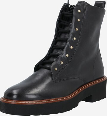 Paul Green Lace-up bootie in Black: front