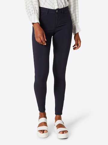 Skinny Jeggings PIECES en bleu : devant