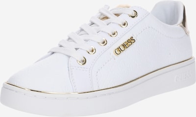GUESS Sneaker 'BECKIE' in gold / weiß, Produktansicht