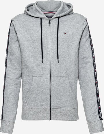 TOMMY HILFIGER - Sudadera con cremallera en gris: frente