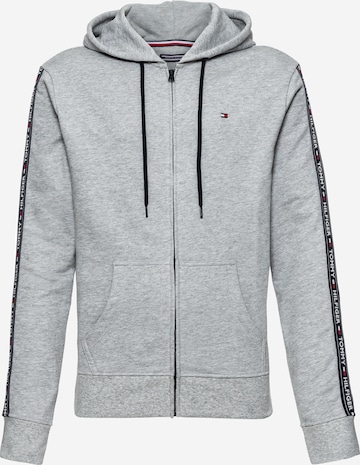 Veste de survêtement TOMMY HILFIGER en gris : devant