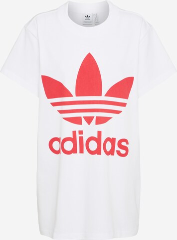 T-shirt 'TREFOIL' ADIDAS ORIGINALS en blanc : devant