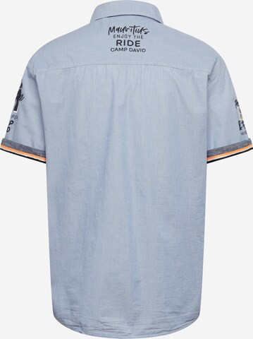 Coupe regular Chemise CAMP DAVID en bleu