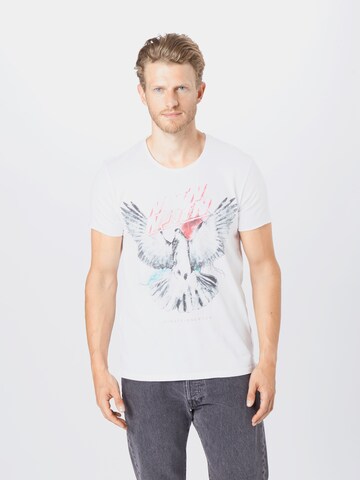 Coupe regular T-Shirt 'White Bird ' EINSTEIN & NEWTON en blanc : devant