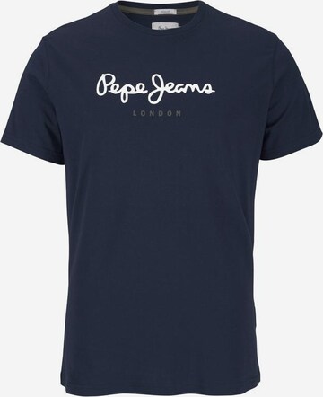 Pepe Jeans Rundhalsshirt 'EGGO' in Blau: predná strana