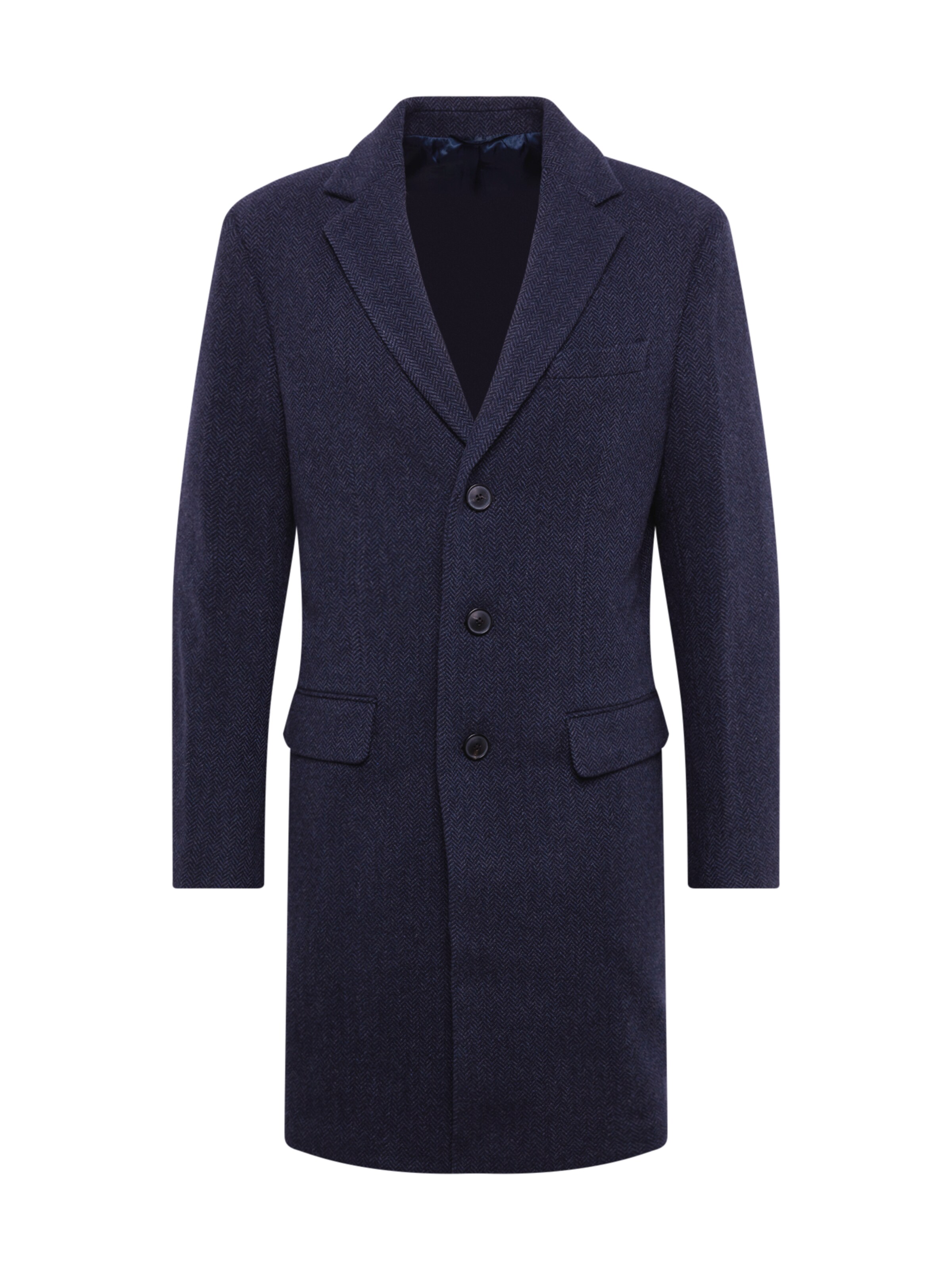 Banana Republic - Tussenjas 'WOOL BLEND TOPCOAT' in de kleur Navy