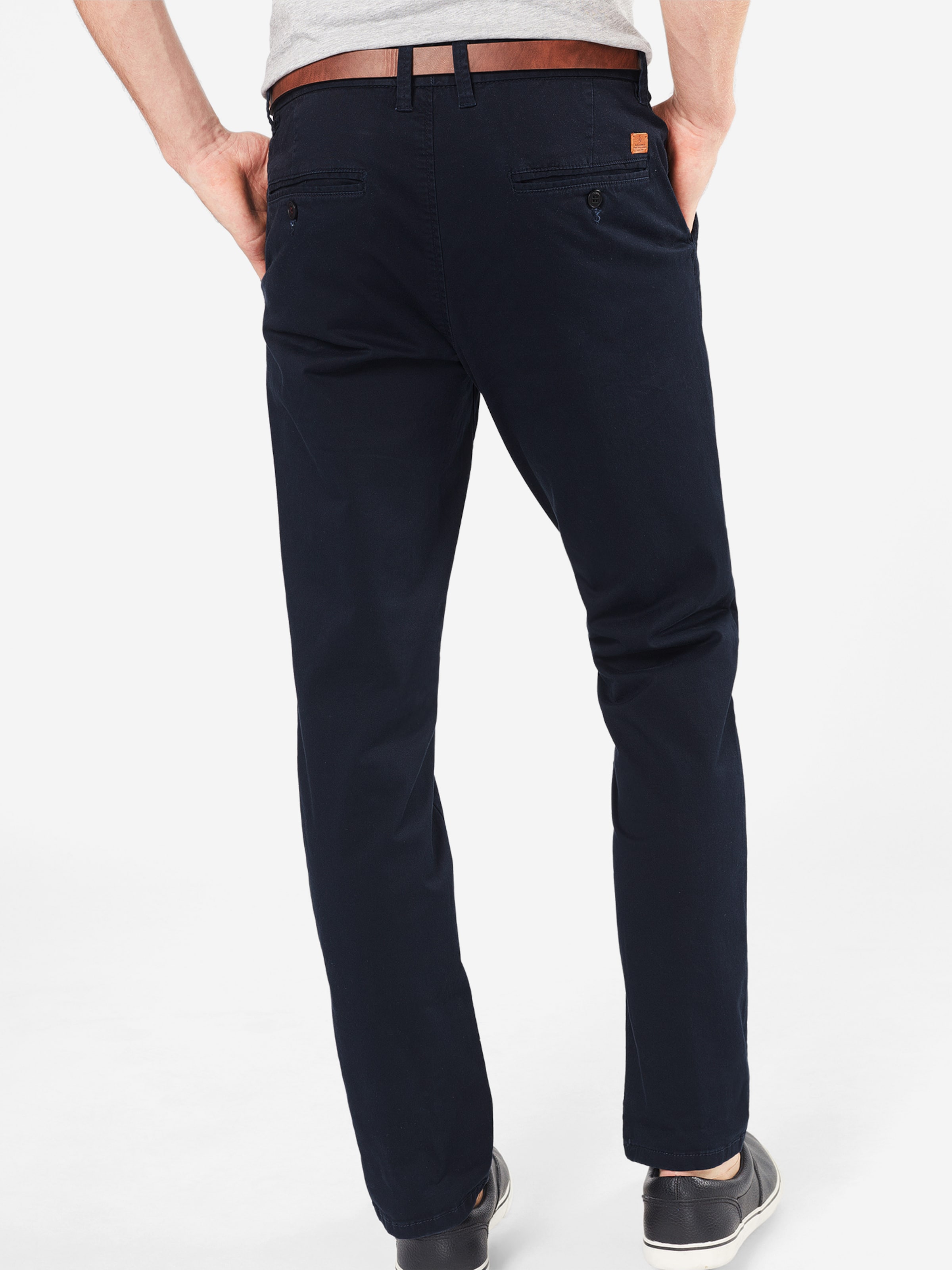 JACK & JONES Chino 'JJICODY JJSPENCER WW NAVY BLAZER NOOS' in de kleur Navy: Achteraanzicht