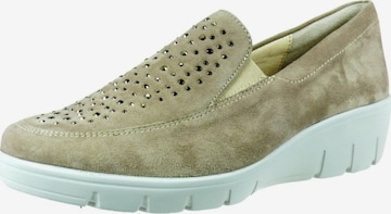 SEMLER Veterschoen in Beige: voorkant