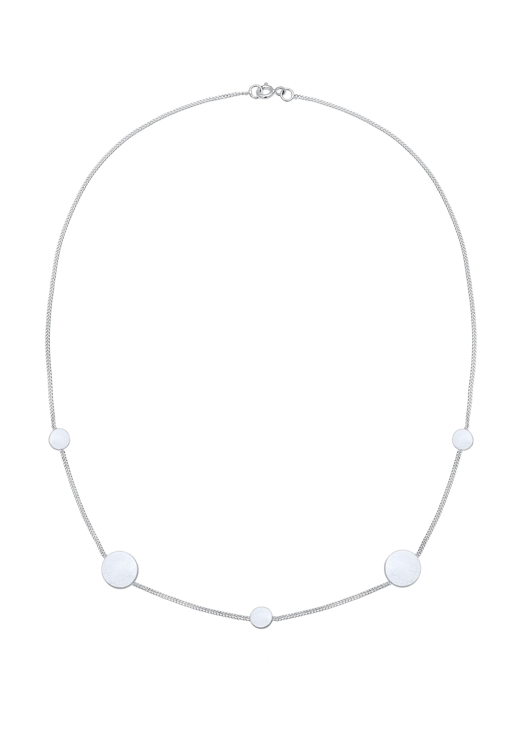 ELLI Цепочка 'Geo' в Серебристый: спереди