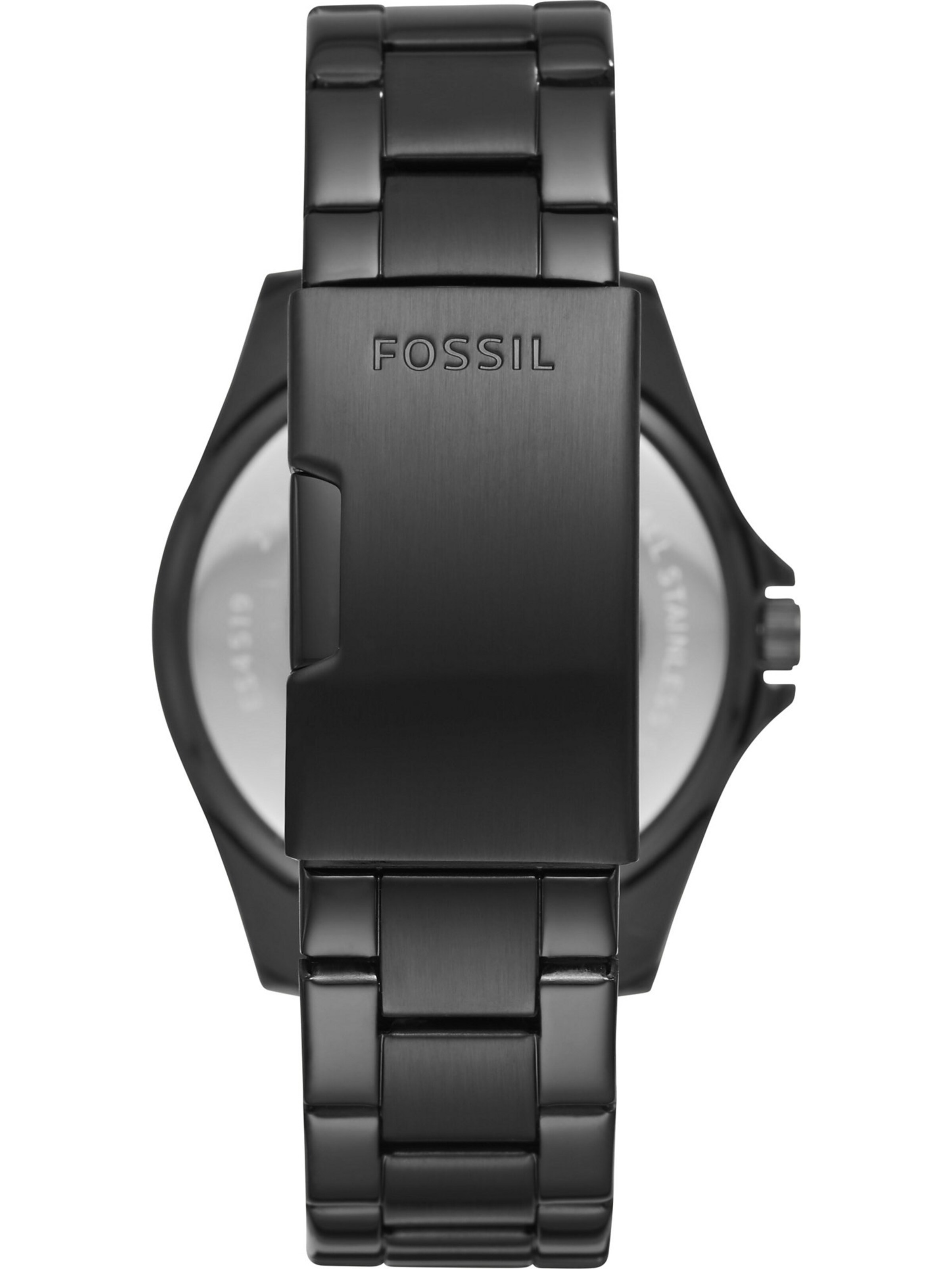 FOSSIL Analoguhr 'Riley' in Schwarz