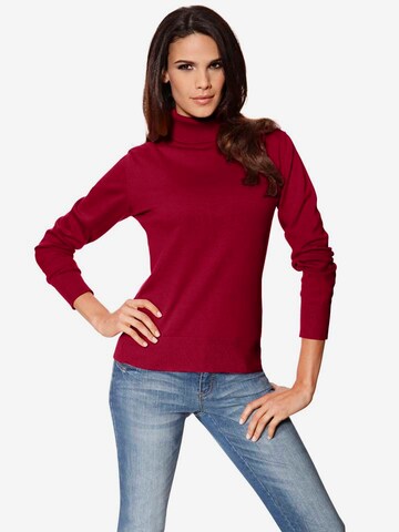 Pull-over heine en rouge : devant