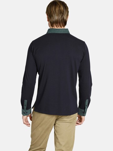 Charles Colby Poloshirt 'Duke Blake' in Blau