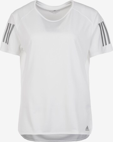 ADIDAS PERFORMANCE Functioneel shirt 'Response' in Wit: voorkant