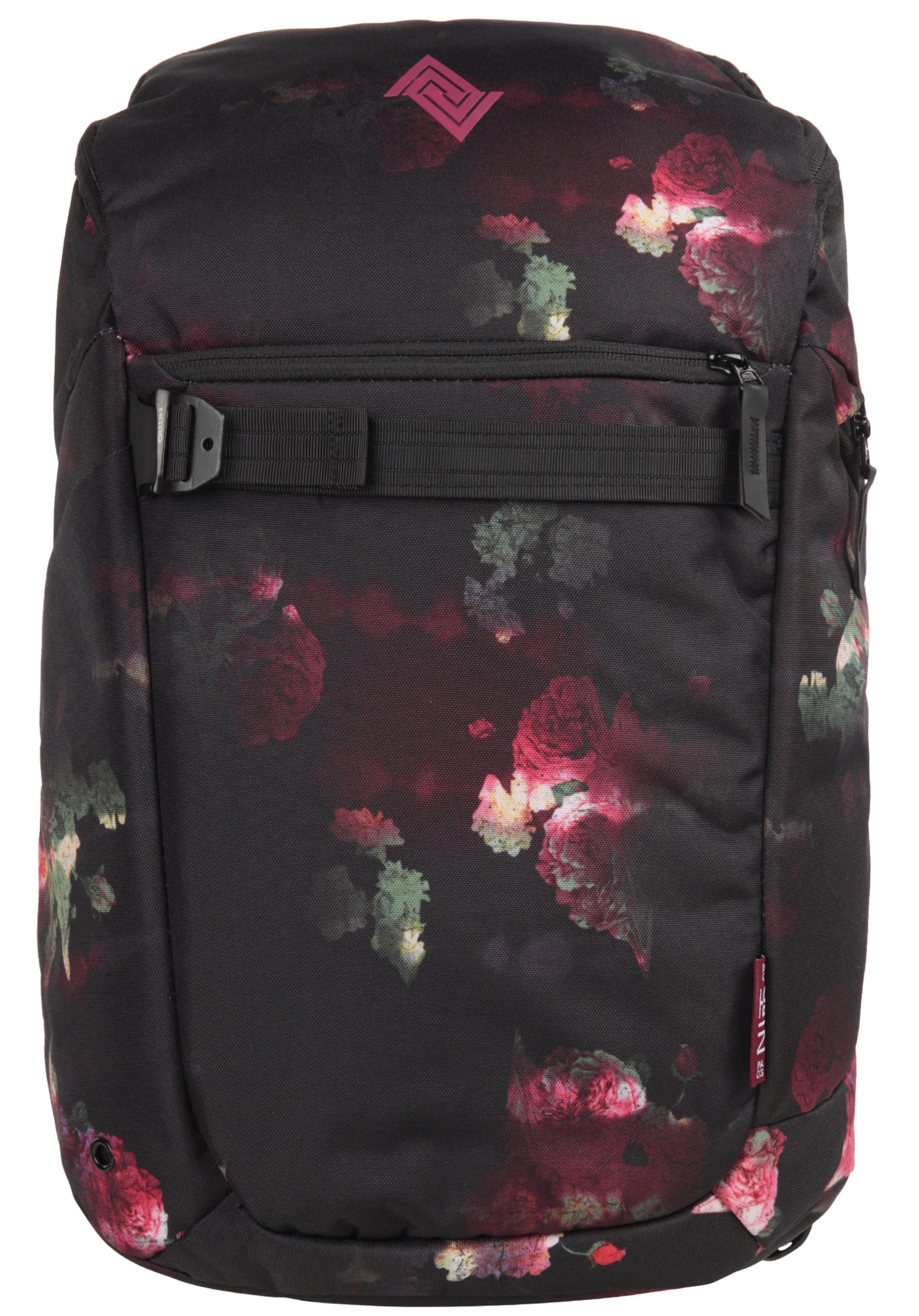 NitroBags Backpack in Black: front