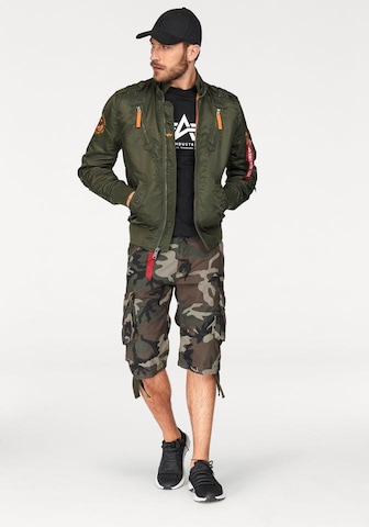 ALPHA INDUSTRIES Between-season jacket 'Falcon II' in Green