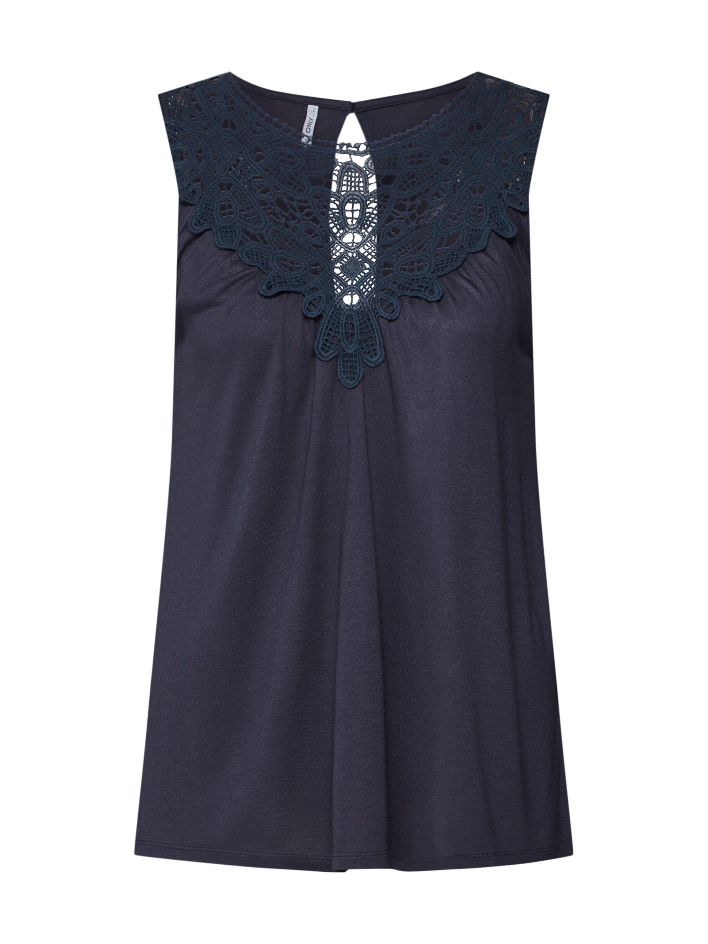 ONLY - Top 'onlfLOVELY' in de kleur Nachtblauw