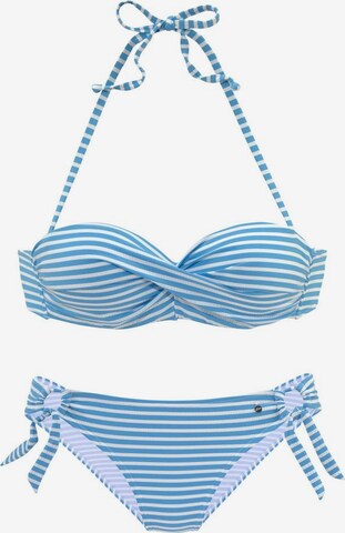 Bikini di s.Oliver in blu: frontale