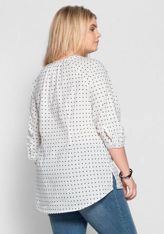 SHEEGO Bluse in Weiß