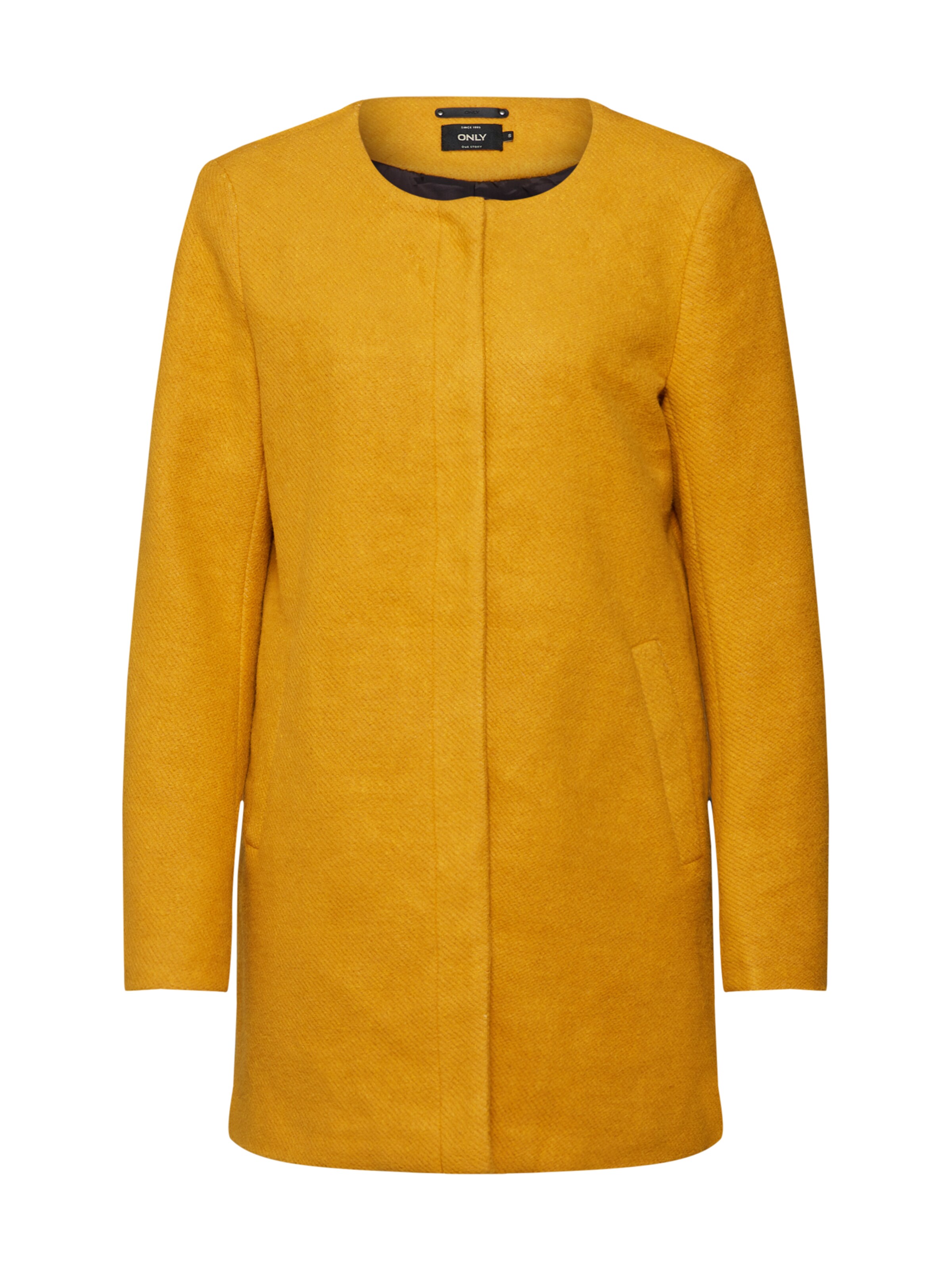 ONLY Mantel in gelb / senf ABOUT YOU