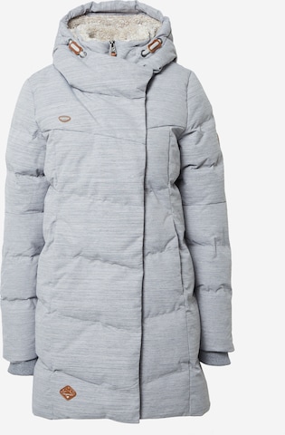 Manteau d’hiver 'Pavla' Ragwear en gris : devant