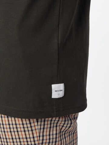 zaļš Only & Sons Standarta piegriezums T-Krekls 'ONSDonnie'