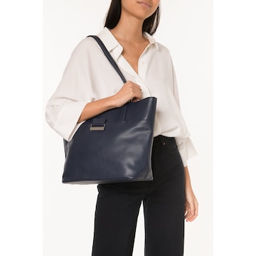 GERRY WEBER Shopper 'Talk Different Ll' in Blauw
