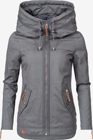 NAVAHOO Between-Season Jacket 'Wekoo' in Grey: front