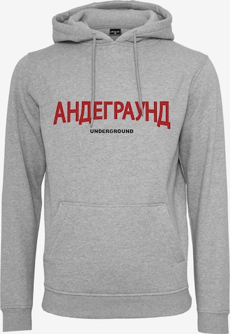 Mister Tee Sweatshirt 'Underground' in Grey: front