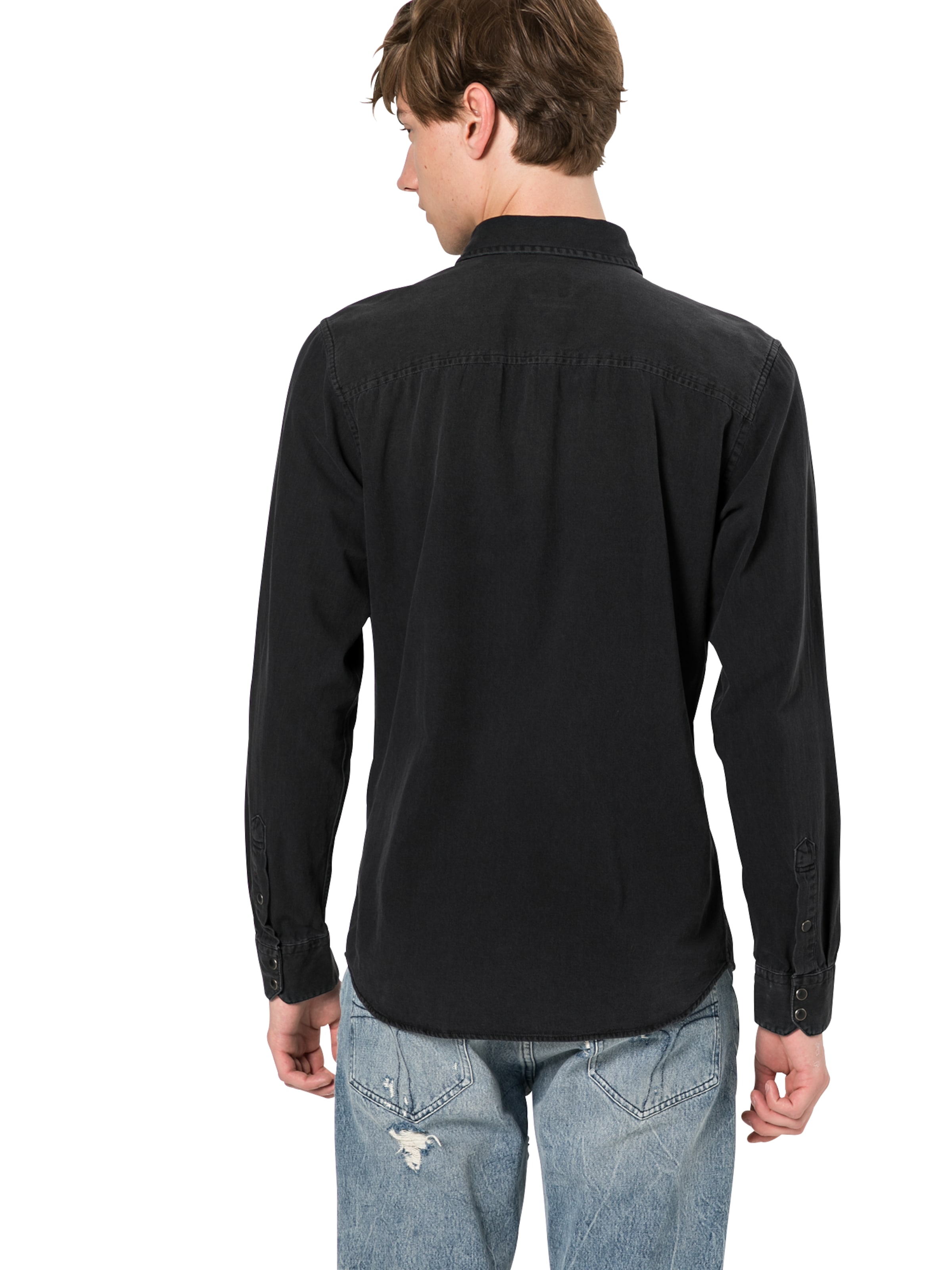 Regular fit Cămașă 'Sheridan' de la JACK & JONES pe gri