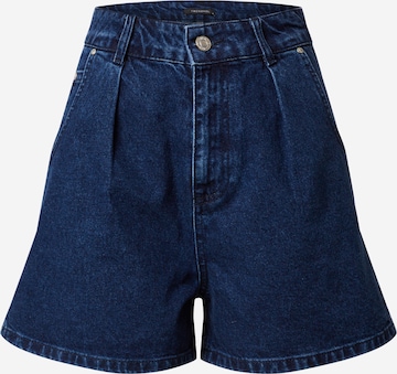 Trendyol Bandplooi jeans in Blauw: voorkant