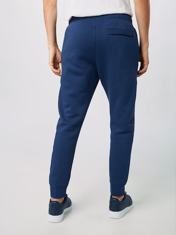 Nike Sportswear Tapered Trousers 'Club Fleece' in Blue