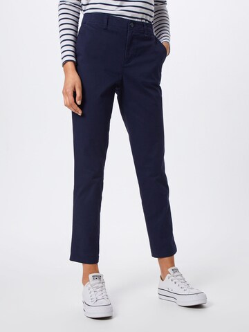 GAP Regular Chino 'GIRLFRIEND' in Blauw: voorkant