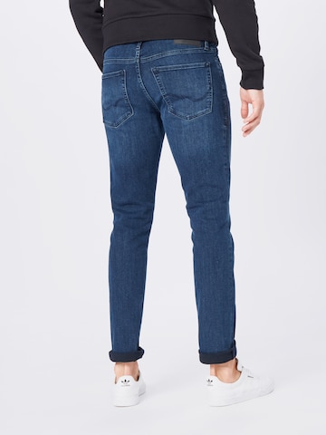 Coupe slim Jean 'Glenn' JACK & JONES en bleu