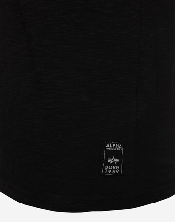 ALPHA INDUSTRIES T-Shirt in Schwarz