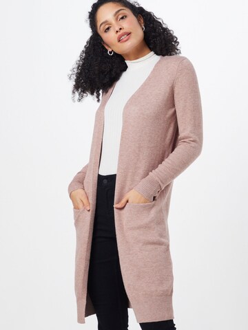 JDY Knit Cardigan 'Marco' in Pink: front