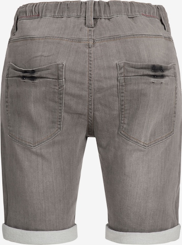INDICODE JEANS Slim fit Pants ' Kadin Shorts ' in Grey