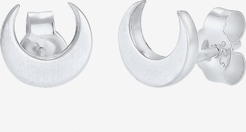 ELLI Earrings 'Halbmond' in Silver: front