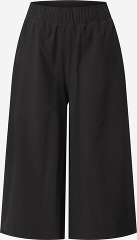 Wide Leg Pantalon de sport UNDER ARMOUR en noir : devant