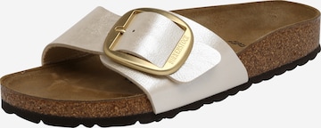 BIRKENSTOCK Muiltjes 'Madrid S' in Beige: voorkant