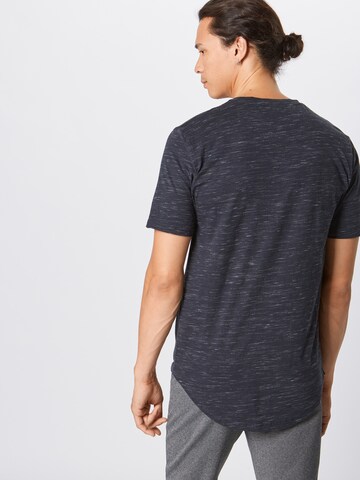 Only & Sons Shirt 'onsMATTY MELANGE LONGY TEE' in Blue: back