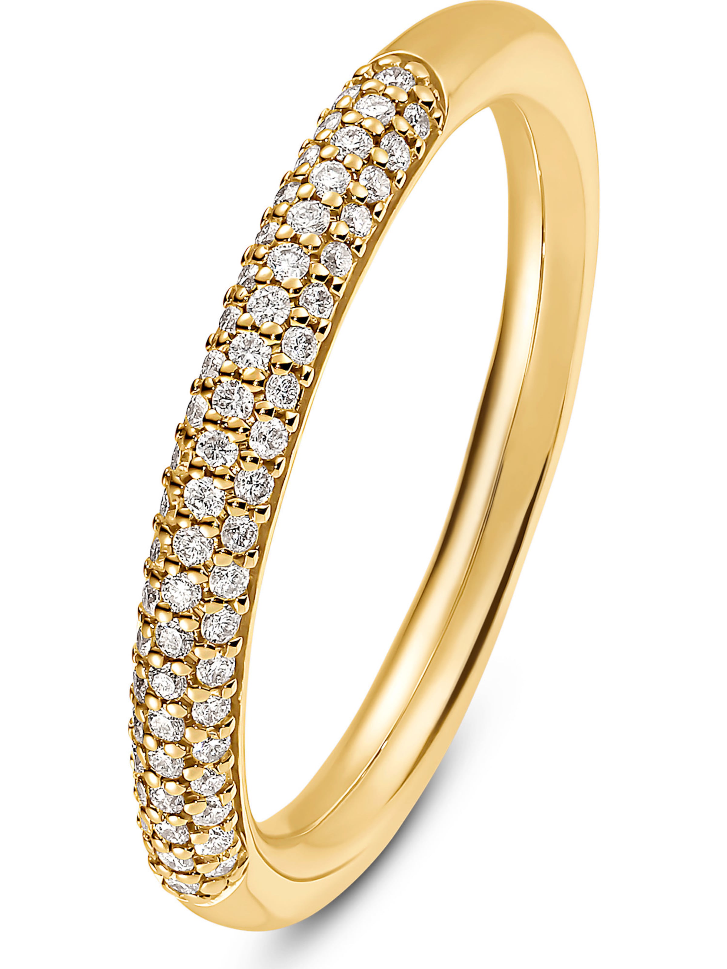 CHRIST Ring in Gold: Vorderseite