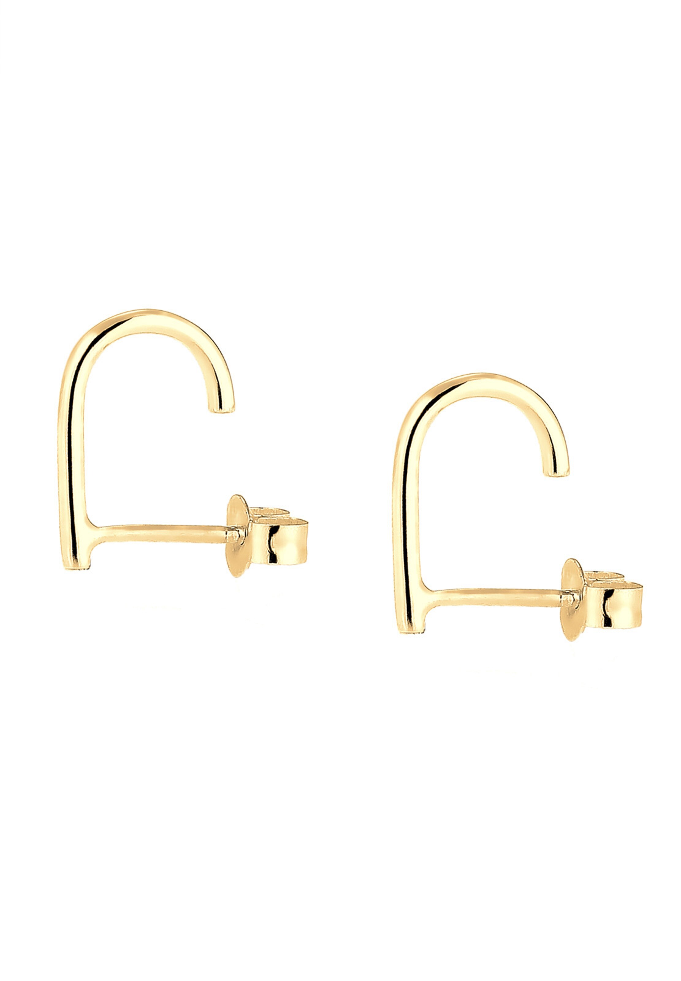 ELLI Oorbellen 'Suspender' in Goud